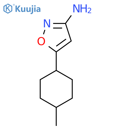 5-(4-methylcyclohexyl)-1,2-oxazol-3-amine structure