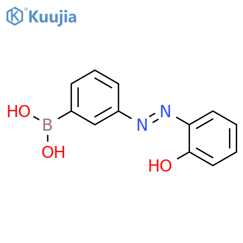 Boronic acid, [3-[(2-hydroxyphenyl)azo]phenyl]- structure