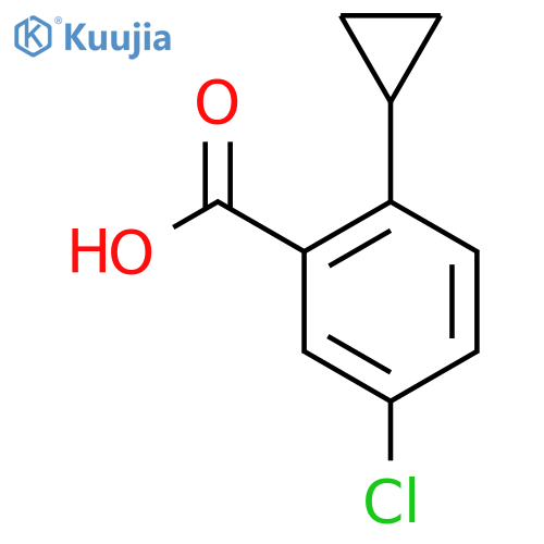 5-Chloro-2-cyclopropylbenzoic acid structure
