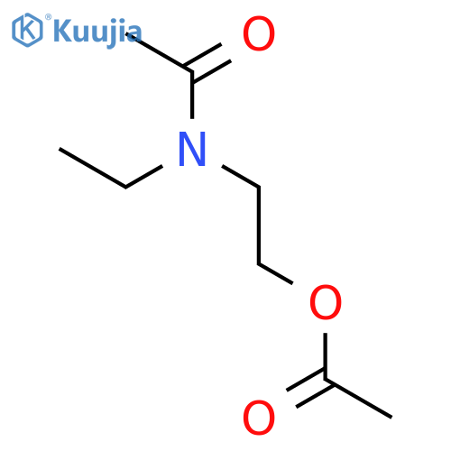 Acetamide,N-[2-(acetyloxy)ethyl]-N-ethyl- structure
