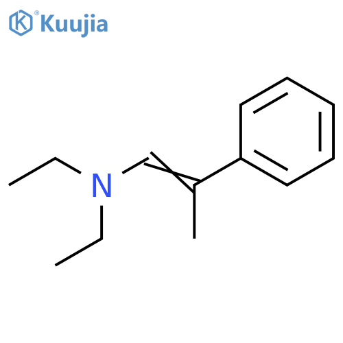1-Propen-1-amine, N,N-diethyl-2-phenyl- structure