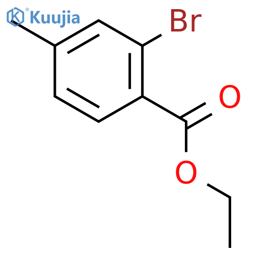 Ethyl 2-bromo-4-methylbenzoate structure