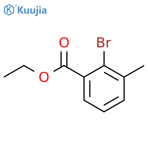 Benzoic acid,2-bromo-3-methyl-, ethyl ester structure