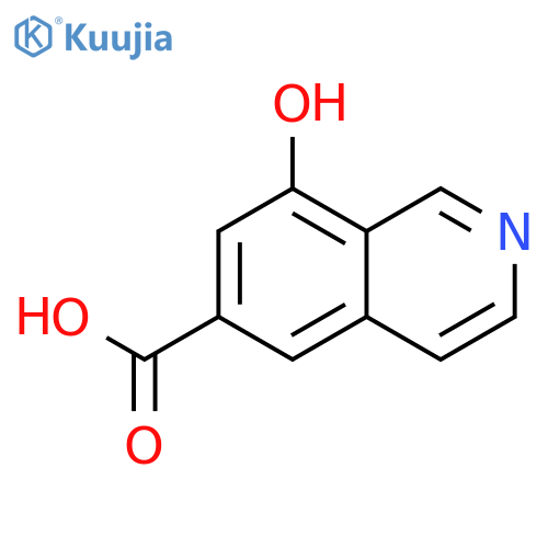 8-hydroxyisoquinoline-6-carboxylic acid structure