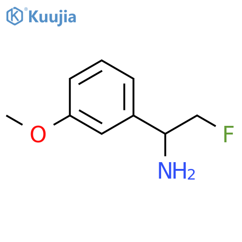 2-FLUORO-1-(3-METHOXYPHENYL)ETHAN-1-AMINE structure