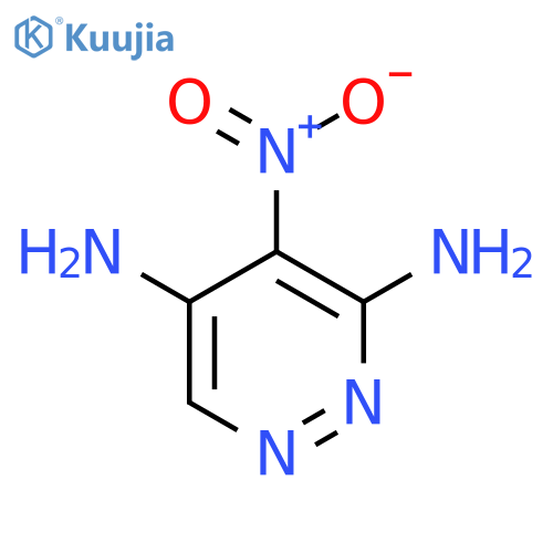 3,5-Pyridazinediamine,4-nitro- structure