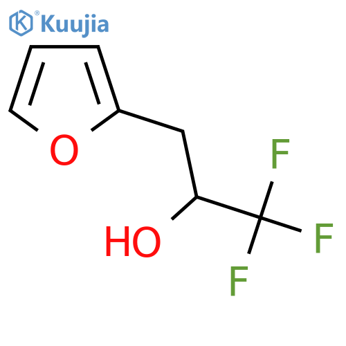 1,1,1-trifluoro-3-(furan-2-yl)propan-2-ol structure
