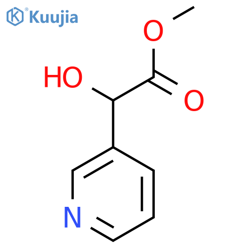 methyl 2-hydroxy-2-(pyridin-3-yl)acetate structure