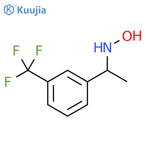 N-{1-3-(trifluoromethyl)phenylethyl}hydroxylamine structure