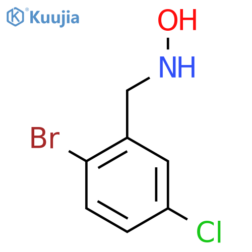 N-(2-bromo-5-chlorophenyl)methylhydroxylamine structure