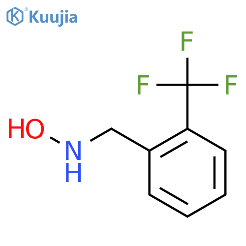 N-{2-(trifluoromethyl)phenylmethyl}hydroxylamine structure