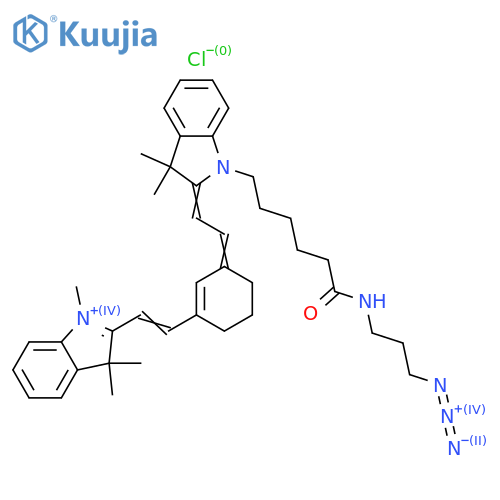 Cyanine 5.5 azide structure