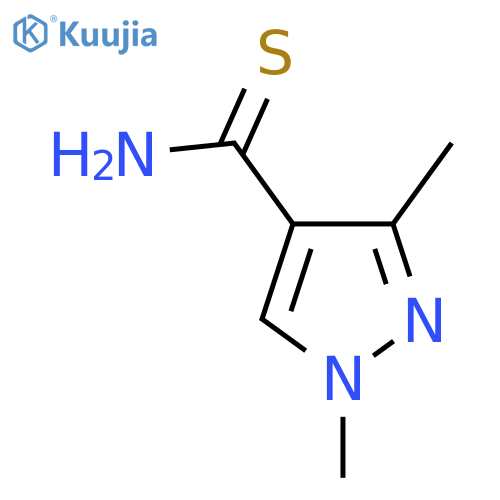 1,3-dimethyl-1H-pyrazole-4-carbothioamide structure