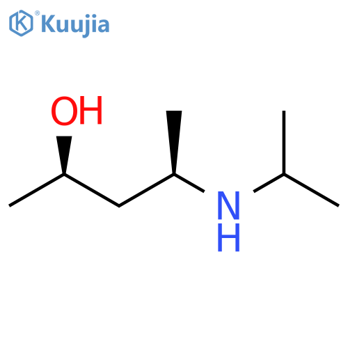 2-Pentanol, 4-[(1-methylethyl)amino]-, (2R,4R)-rel- structure