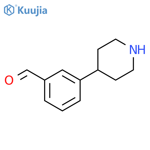 3-(piperidin-4-yl)benzaldehyde structure