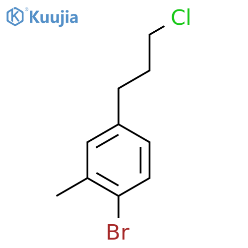 2-Bromo-5-(3-chloropropyl)toluene structure