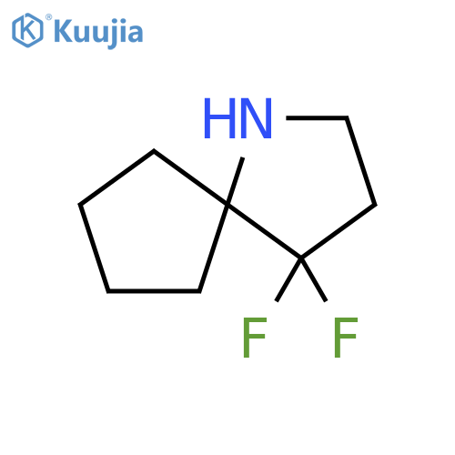 4,4-difluoro-1-azaspiro[4.4]nonane hydrochloride structure