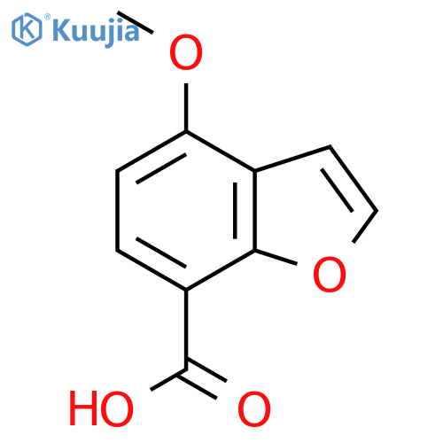 4-Methoxy-1-benzofuran-7-carboxylic acid structure