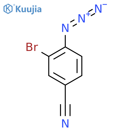 4-Azido-3-bromobenzonitrile structure