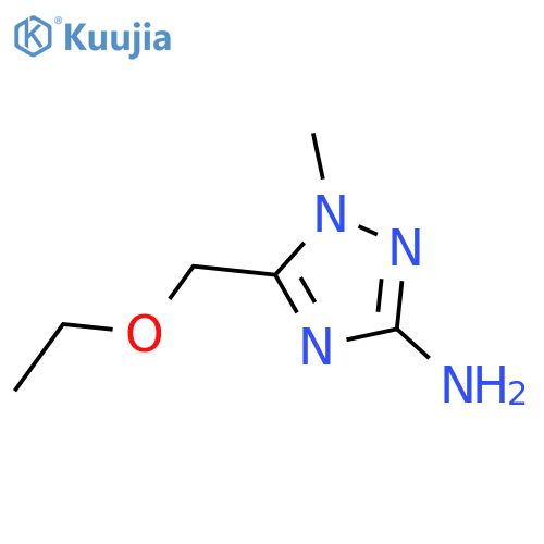 5-(Ethoxymethyl)-1-methyl-1H-1,2,4-triazol-3-amine structure