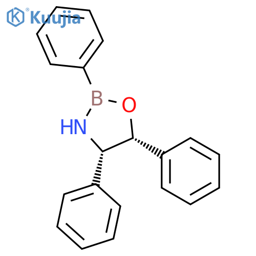 1,3,2-Oxazaborolidine, 2,4,5-triphenyl-, (4S,5R)- structure