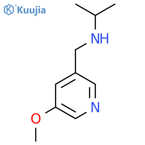 Isopropyl-(5-methoxypyridin-3-ylmethyl)-amine structure