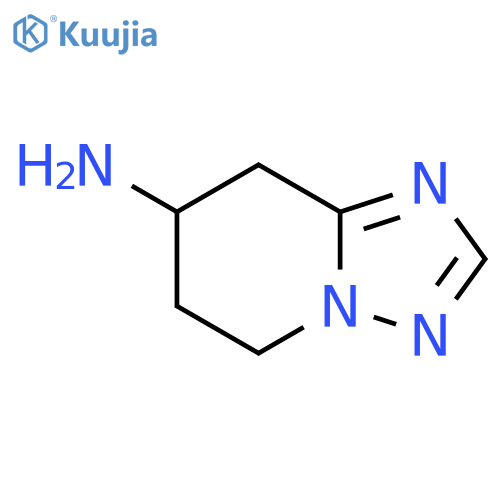 [1,2,4]Triazolo[1,5-a]pyridin-7-amine, 5,6,7,8-tetrahydro- structure