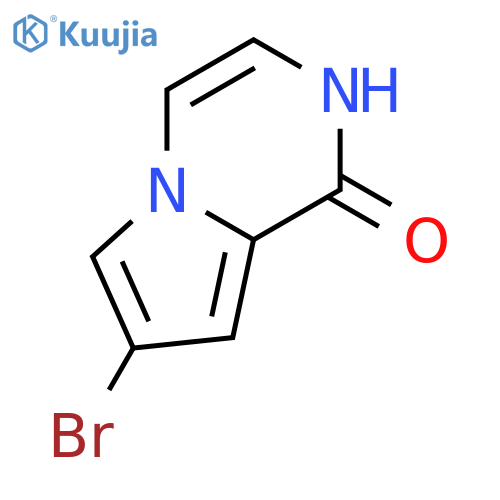 7-Bromo-1H,2H-pyrrolo[1,2-a]pyrazin-1-one structure
