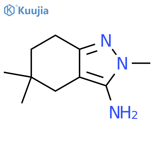 2H-Indazol-3-amine, 4,5,6,7-tetrahydro-2,5,5-trimethyl- structure