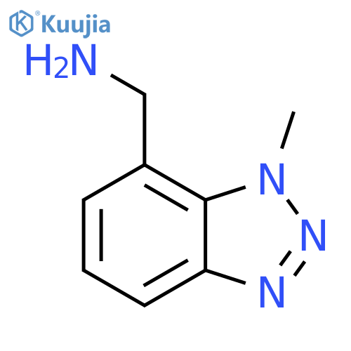 (1-Methyl-1H-benzo[d][1,2,3]triazol-7-yl)methanamine structure