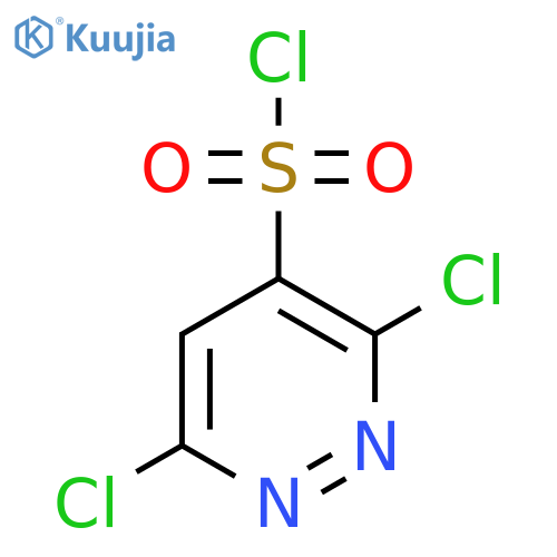 3,6-Dichloropyridazine-4-sulfonyl chloride structure