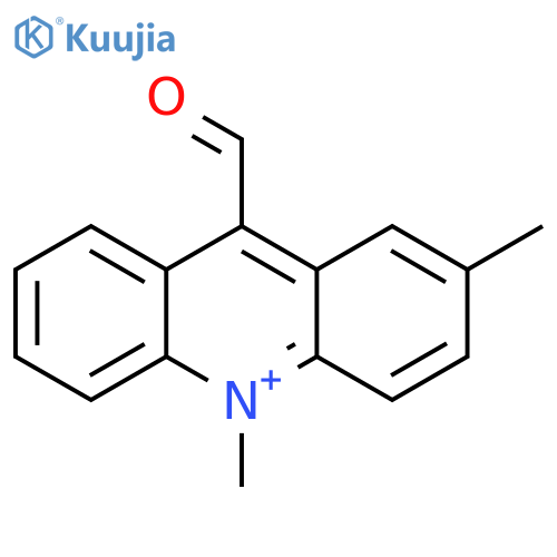 Acridinium, 9-formyl-2,10-dimethyl- structure