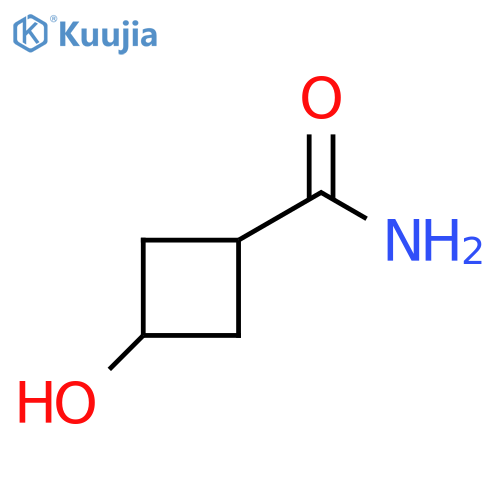 3-hydroxycyclobutanecarboxamide structure
