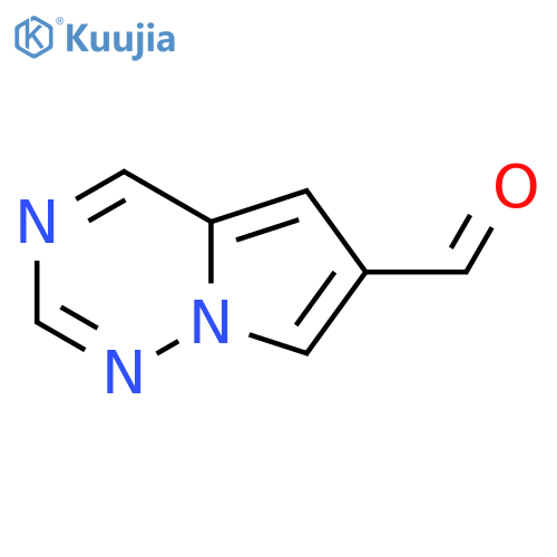 pyrrolo[2,1-f][1,2,4]triazine-6-carbaldehyde structure