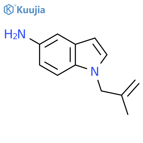 1-(2-Methylprop-2-en-1-yl)-1h-indol-5-amine structure