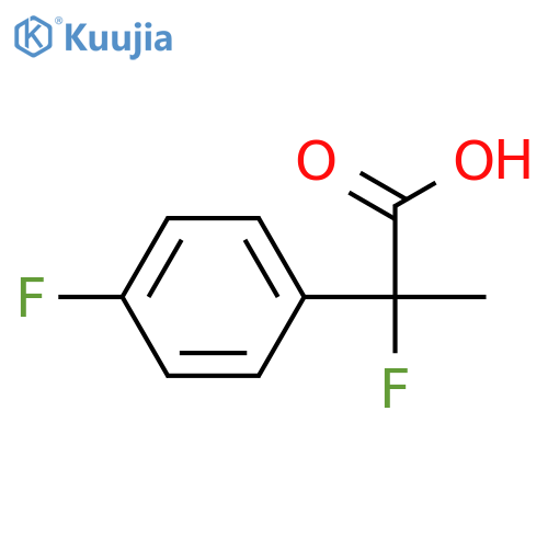 2-fluoro-2-(4-fluorophenyl)propanoic acid structure