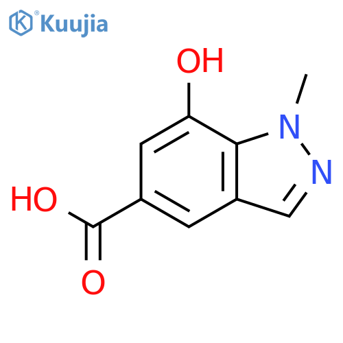 7-hydroxy-1-methyl-1H-indazole-5-carboxylic acid structure