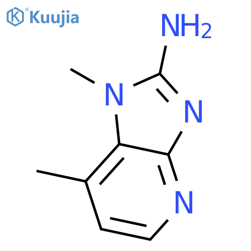 1H-Imidazo[4,5-b]pyridin-2-amine,1,7-dimethyl- structure