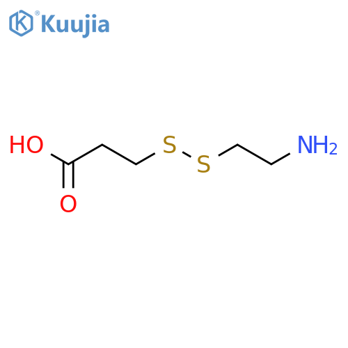 3-(2-Aminoethyl)dithiopropionic Acid structure