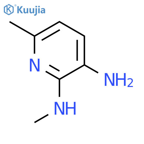 N2,6-Dimethylpyridine-2,3-diamine structure