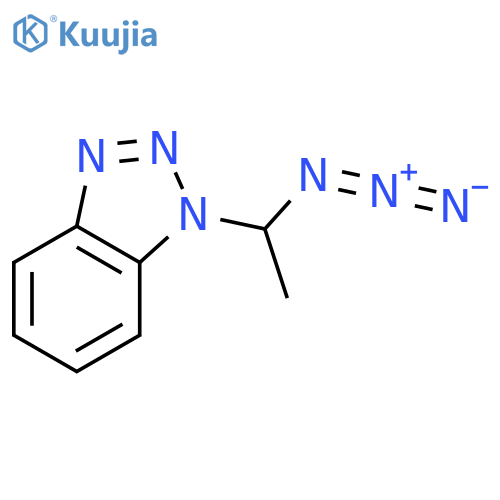 1-(1-azidoethyl)-1H-1,2,3-benzotriazole structure