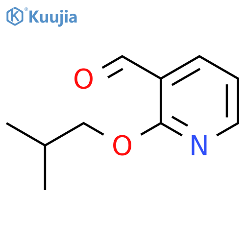 2-(2-methylpropoxy)pyridine-3-carbaldehyde structure