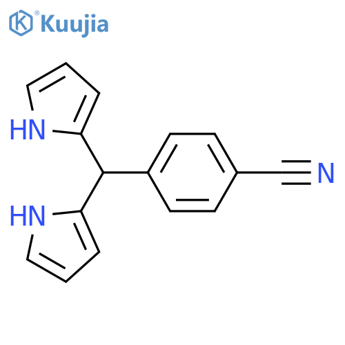4-(di-1H-pyrrol-2-ylmethyl)-Benzonitrile structure