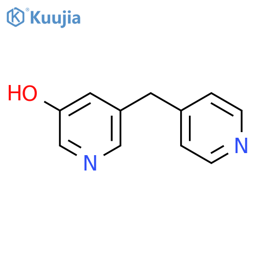 5-(pyridin-4-yl)methylpyridin-3-ol structure