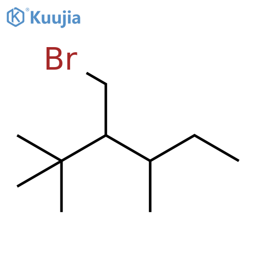 3-(Bromomethyl)-2,2,4-trimethylhexane structure