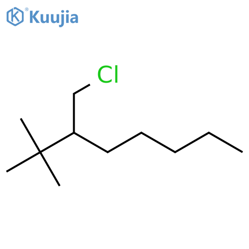 3-(Chloromethyl)-2,2-dimethyloctane structure