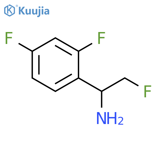 1-(2,4-DIFLUOROPHENYL)-2-FLUOROETHAN-1-AMINE structure
