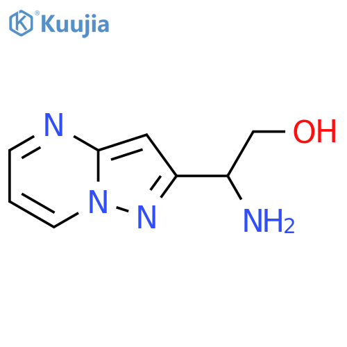 2-amino-2-{pyrazolo1,5-apyrimidin-2-yl}ethan-1-ol structure