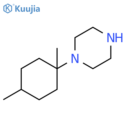 1-(1,4-dimethylcyclohexyl)piperazine structure