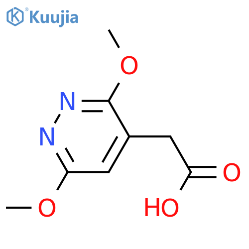 4-Pyridazineacetic acid, 3,6-dimethoxy- structure